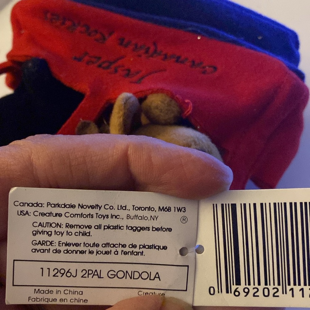 Jasper Canadian Rockies Plush Souvenir - Picture 6 of 6